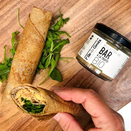 Organic Sea Bass Rillettes with Summer Truffles | Groix & Nature