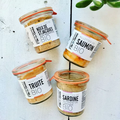 Organic Salmon Rillettes | Cooked with smoked salmon
