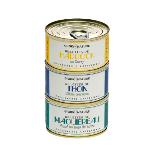 Pack of 3 Fish Rillettes | Canned fish