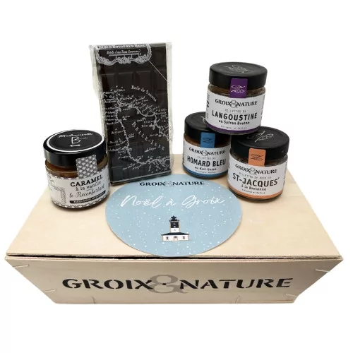 Christmas gift hamper in Groix