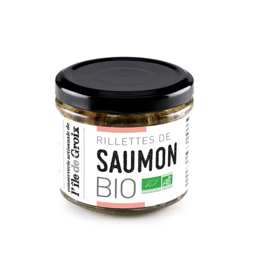 Organic salmon rillettes