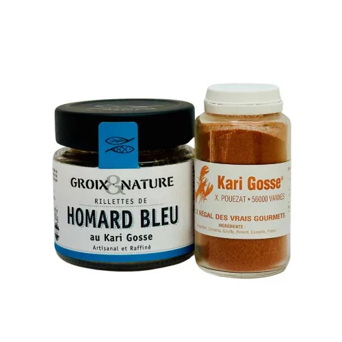 Lot rillettes de Homard au Kari Gosse & Pot de Kari Gosse