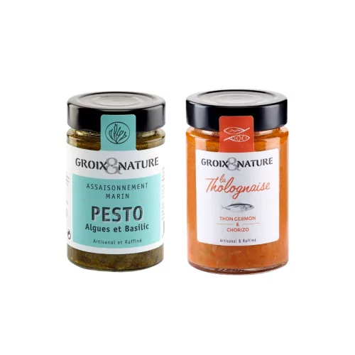 Set of two tasty Groix & Nature sauces