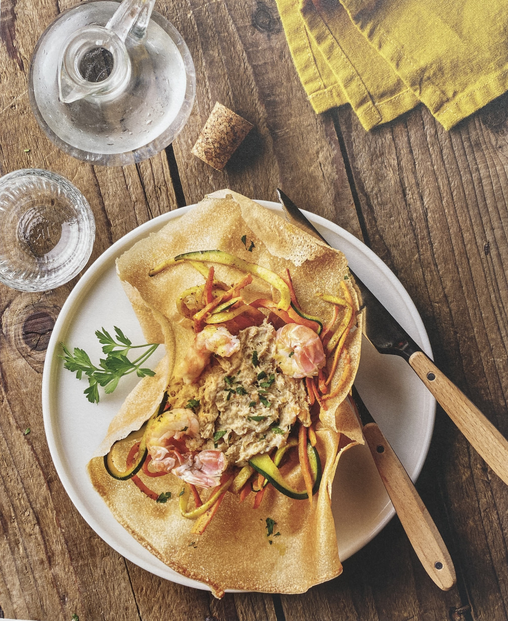 Panier de Rillettes de Haddock au curry et ses petits légumes