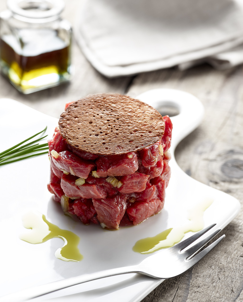 Mon Tartare de boeuf bord de mer