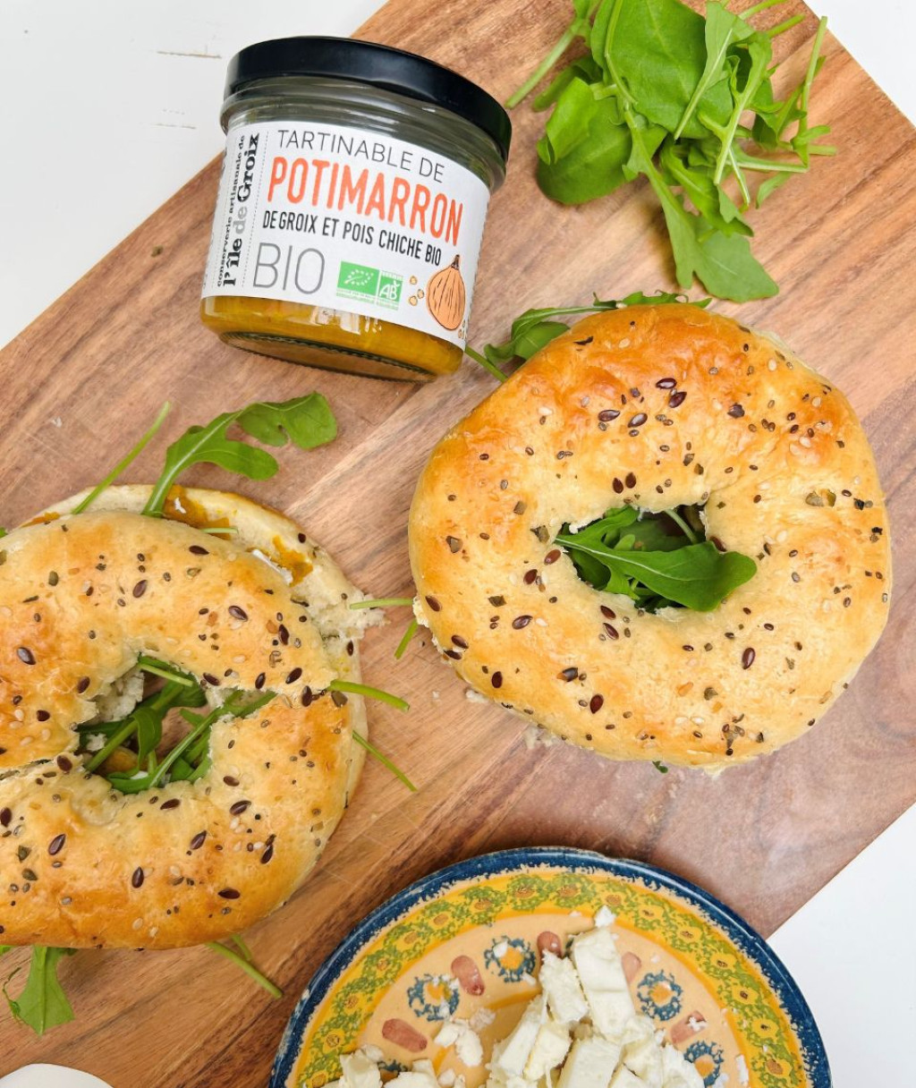 Bagels au tartinable de potimarron